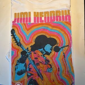 Jimi Hendrix size XL Fruit of the Loom white with full color grafix